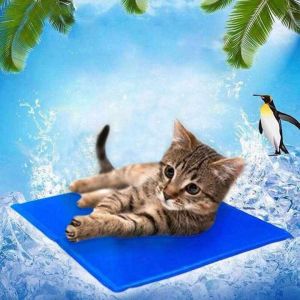 Buy cheap Summer Cooling Latex Pet Mat PVC and Nylon Cat and Dog Sleeping Bed with Ice Silk Cool Feature Animal Pattern Pet Supplies from wholesalers
