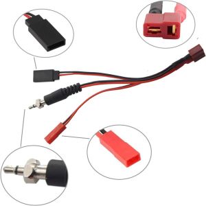 Antiwear 22AWG Deans Charging Cable 3 In 1 Multipurpose Durable