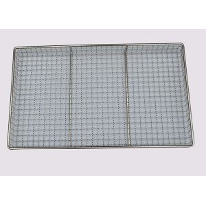 Buy cheap Customized Size Mesh Metal Tray For Restauants Mesh Oven Tray from wholesalers