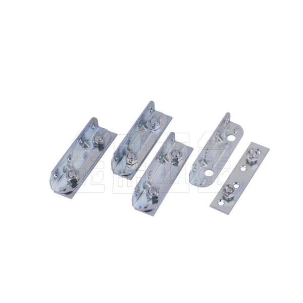 Quality Surface Mounted Metal Bed Rail Brackets , Bed Connector Brackets Anti Rust for sale