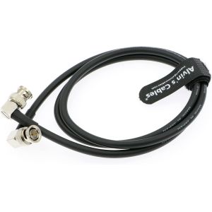 Buy cheap 12G BNC Coaxial Cable HD SDI BNC Male To Male L Shaped For 4K Video Camera 1M Black from wholesalers