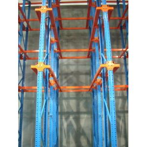 Industrial Storage Drive In Racking System Powder Coated Paint For Logistics