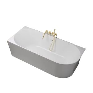 Buy cheap Custom Size Acrylic Free Standing Bathtub with Seamless Bonding and Anti Slip Coating for Luxury Homes and Hotels from wholesalers