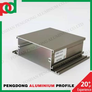 Aluminium Profile For Door Flame And Window Leaf With Champagne Anodized In