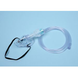 Buy cheap PVC Nebulizer Aerosol Mask Anesthesia Disposables with Swivel Connector 7ft Tubing from wholesalers