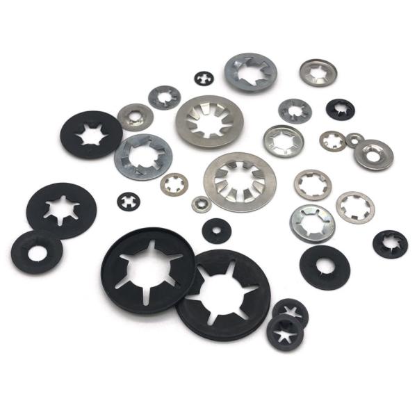 Quality M3 - M100 Self Locking Star Lock Washer Stainless Steel Dome Fender Washer for sale