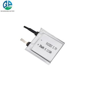 China 3.7V 30mAh  Li Ion Rechargeable Battery 012323 KC Certificated on sale