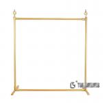 Buy cheap Modern Design Clothes Store Rack Gold Color 120×40×145cm Size from wholesalers