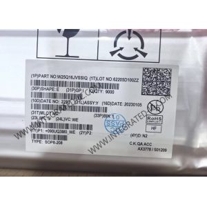 Buy cheap W25Q16JVSSIQ Memory IC Chip 3V 16Mbit Serial Flash Memory With Dual/Quad SPI from wholesalers