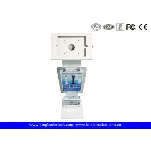 Buy cheap Lockable Kiosk Freestanding Secure Ipad With Logo Panel Leaflet Rack from wholesalers