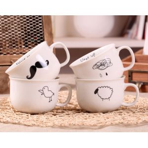 Buy cheap cute expression mug/DIY the pattern mug from wholesalers