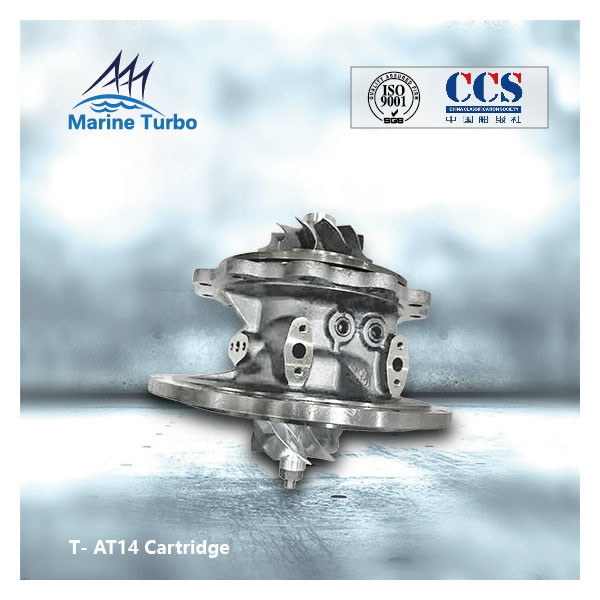 Quality Diesel Engine Radial Flow T-AT14 Turbocharger Cartridge for sale