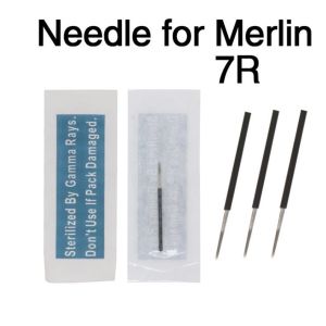 1R Permanent Makeup Eyebrow Needles / 1 Prong Round Mosaic Needle