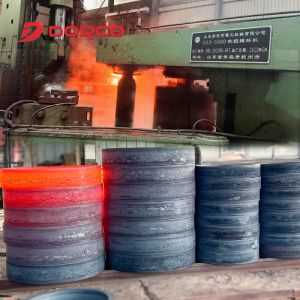 Buy cheap Large Processing Range Horizontal Configuration Ring Shaped Rolling Machine Water Cooling Emergency Stop Button from wholesalers