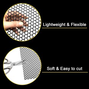 Chicken Wire Fencing Mesh Plastic With Zip Ties, 1.3×10FT Garden Netting For