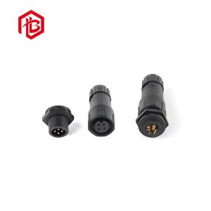 Solder Plug M14 Waterproof Electrical Power Cable Connector