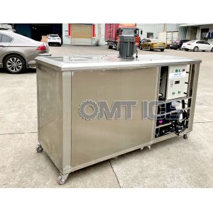 Air - Cooled Industrial Block Ice Maker Machine R404a Refrigerant Fireproof
