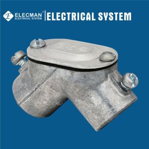 China 90 Degree Zinc EMT Conduit Pull Elbows Set Screw EMT Fitting 1/2 - 1-1/4 on sale