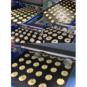 Single Phase 220V Voltage Rotary Moulder Chocolate Chip Chunky Cookie Depositor