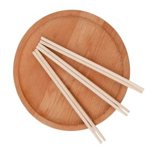 Buy cheap Flatware Type Chopsticks Bring Away Stocked Paper Round Chopsticks Sleeve Logo Printed Stocked from wholesalers