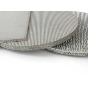Sintered Stainless Steel Multilayer Wire Mesh Filter Disc High Filter Precision