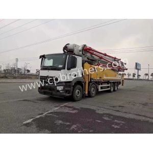 Buy cheap White HB56K-7X 2021 Xg 62m Used Concrete Pump Truck for Construction in White from wholesalers
