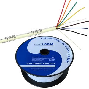 Industrial ExactCables Communication Cable Solid 12x24AWG CPR Eca LSF Insulation