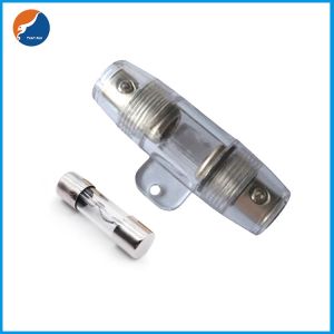 Buy cheap AGU-02 Fits 4 8 Gauge Wire Screw-in Type In-line 5AG Audio AGU 10x38mm Glass Tube Fuse from wholesalers