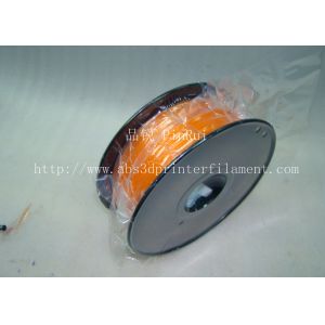 Buy cheap 1.75mm / 3.0mm Trans Orange PLA 3D Printer Filament Colors 1KG / Roll from wholesalers