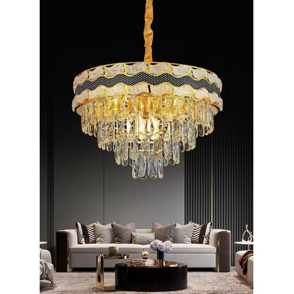 Buy cheap Wholesale Retractable Crystal Chandelier Ceiling Fan With Light And Remote Control from wholesalers