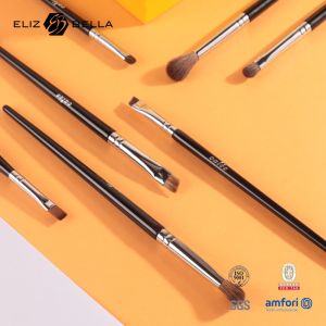 Buy cheap 7pcs Eye Makeup Brush With Black Wooden Handle Daily Use Makeup Tools from wholesalers