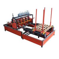 China Semi Automatic American Pallet Nailing Machine Stringer Pallet Making Machine for sale