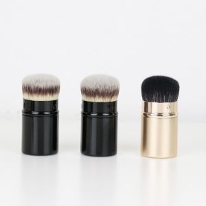Buy cheap Powder Retractable Makeup Brush Aluminum Handle skin friendly from wholesalers