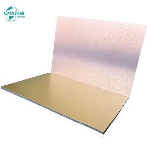 Buy cheap Modern 2440mm Brushed Aluminum Composite Panel Facade With 1220mm from wholesalers