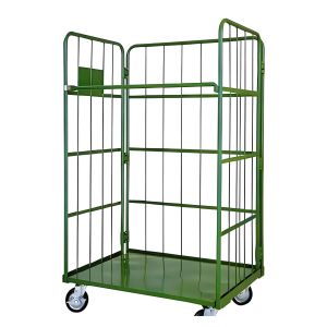 200KG Galvanized Welded Steel Nesting Foldable Storage Warehouse Logistic