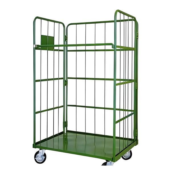 Buy cheap Storage Roller Cage Trolley Folding Metal Logistics Rolling Container Security Warehouse from wholesalers