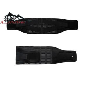 Black Mesh Fish Ribbon Waist Support Belt Breathable Mesh Cloth With Four Steel