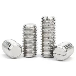 Buy cheap Slotted Flat Point Grub Screws DIN551 Stainless Steel Slotted Set Screw with Flat Point from wholesalers