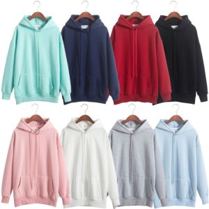 Buy cheap Wholesale custom pure color blank cheap women hoodie from wholesalers