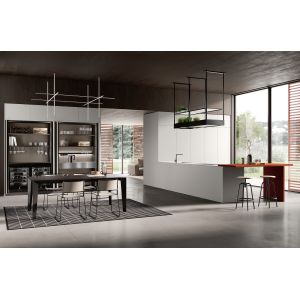 Customized Red And White Kitchen Cabinets Modern Handleless Kitchen Cabinets