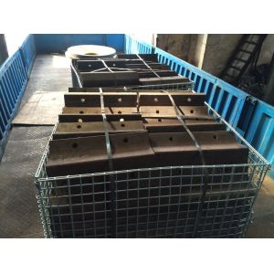 Buy cheap Wear-resistant Casting Ni Hard Edge Cover Length 240mm / 490mm from wholesalers