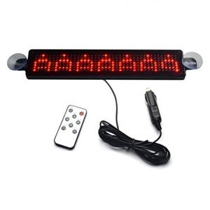 Buy cheap Remote Control Car Window Acrylic Running Programmable Led Sign product