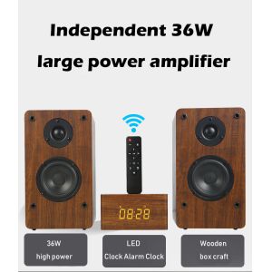 Buy cheap Multimedia Wood Bookshelf Speakers , Wireless Mini Hifi Bluetooth Speakers from wholesalers