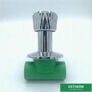 China PPR Heat Insulation Plastic Stop Valve With Brass Cartridges on sale