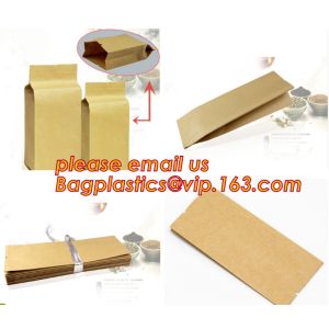 Buy cheap recycled resealable custom design resealable zipper locked stand up clear window brown kraft paper bag BAGEASE BAGPLASTI from wholesalers