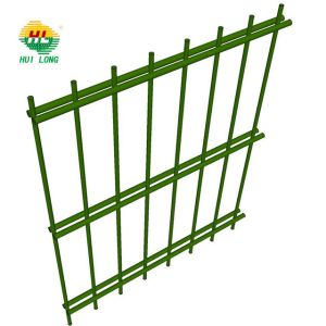 Buy cheap 50X200mm Opening Green Wire Mesh Fence Hot Dip Galvanized protective ability product