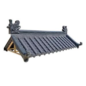 Buy cheap Japanese Tea House Lightweight Artificial Plastic Resin Roof Tile from wholesalers