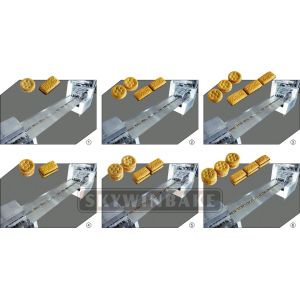 Two Lane Biscuit Packing Machine Connect With 530S Pillow Packing Machine