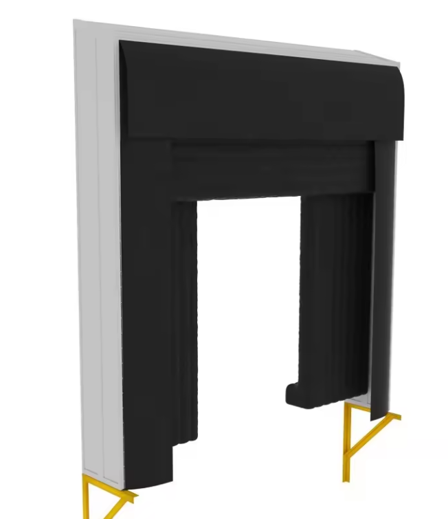 Buy cheap Wear-resistant Fabric and Finished Surface Adjustable Loading dock shelter Truck Mechanical Dock Shelter Waterproof PVC Dock Seal from wholesalers