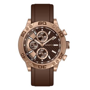 Buy cheap 3ATM Men Silicone Strap Watches With Eco - friendly Rubber Strap from wholesalers